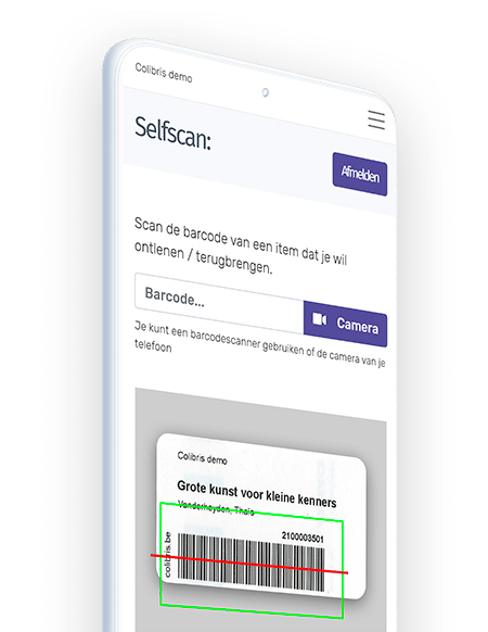 Bibliotheek software barcodes uitlenen