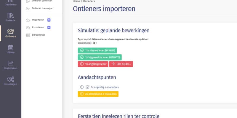 Nieuwigheden Colibris bibliotheeksoftware